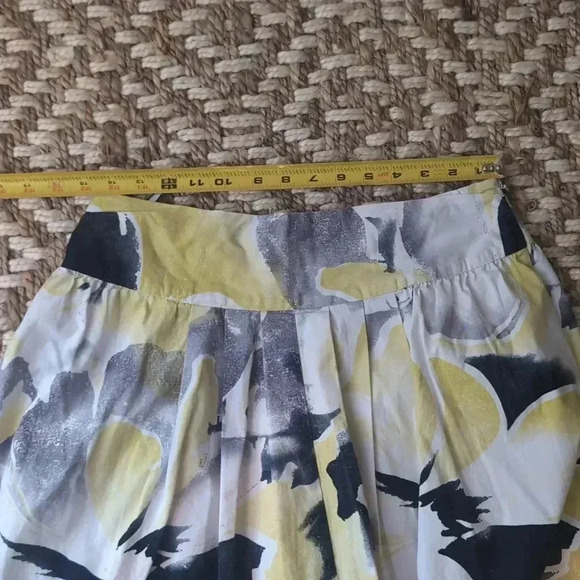 Worthington Cotton A-Line Abstract Floral Skirt - Picture 5 of 7